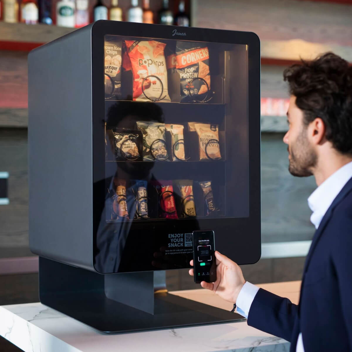 smart vending machine, Junea