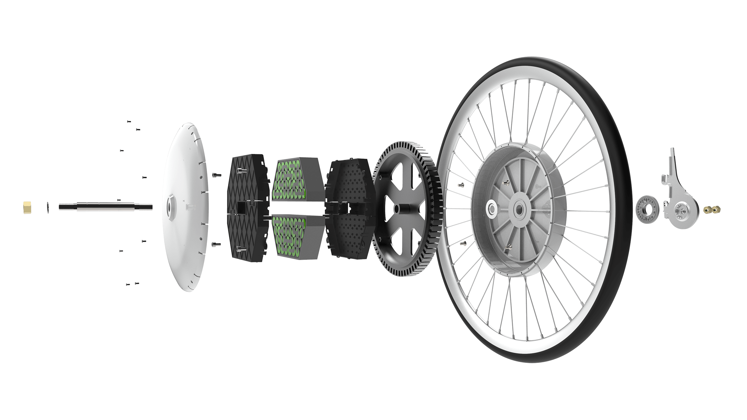 elektrisch fietswiel, Smart wheel